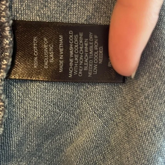 Express Blue Denim Cotton Dress size medium - Picture 7 of 7